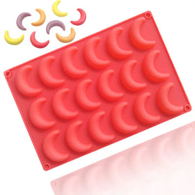 18 Cavities Custom Candy Mold Moon Ice Cube Tray for Baking and Cake Decorating BPA Free