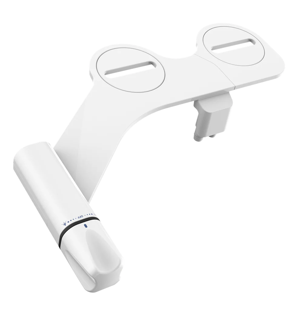 OEM/ODM Toilet Bidet Sprayer Ultra-Slim Bidet Toilet Seat Hygienic Shower Dual Nozzle Famine&Rear Wash Attachment for Bathroom