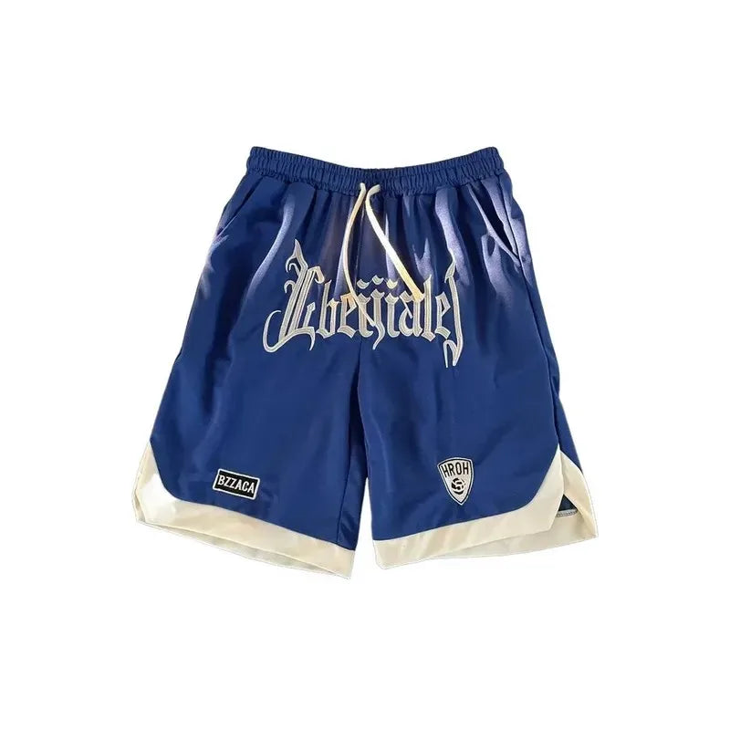 MS005 Custom Men's Athletic Running Fitness Mesh Shorts Solid Summer Sports Jogging Workout Shorts Eco-Friendly for Gym Beach