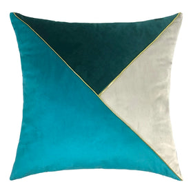 Buti Velvet Pillow Cases Geometric Striped Dot Design 45x45 Square Eco-Friendly Hospital & Home Use Modern Custom Decor