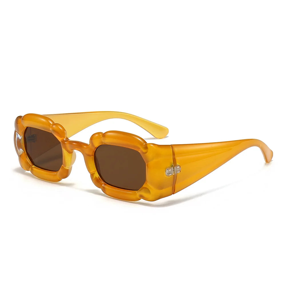 Cheap China 2024 Popular Flowers Frame Street Sun Glasses Women Popular Vintage Sunglasses