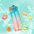 New PC BPA Free Tritan 900ML Fragrance Ring Cup Couples Flavor Cup with Straw Scented Water Bottle MegaBDM