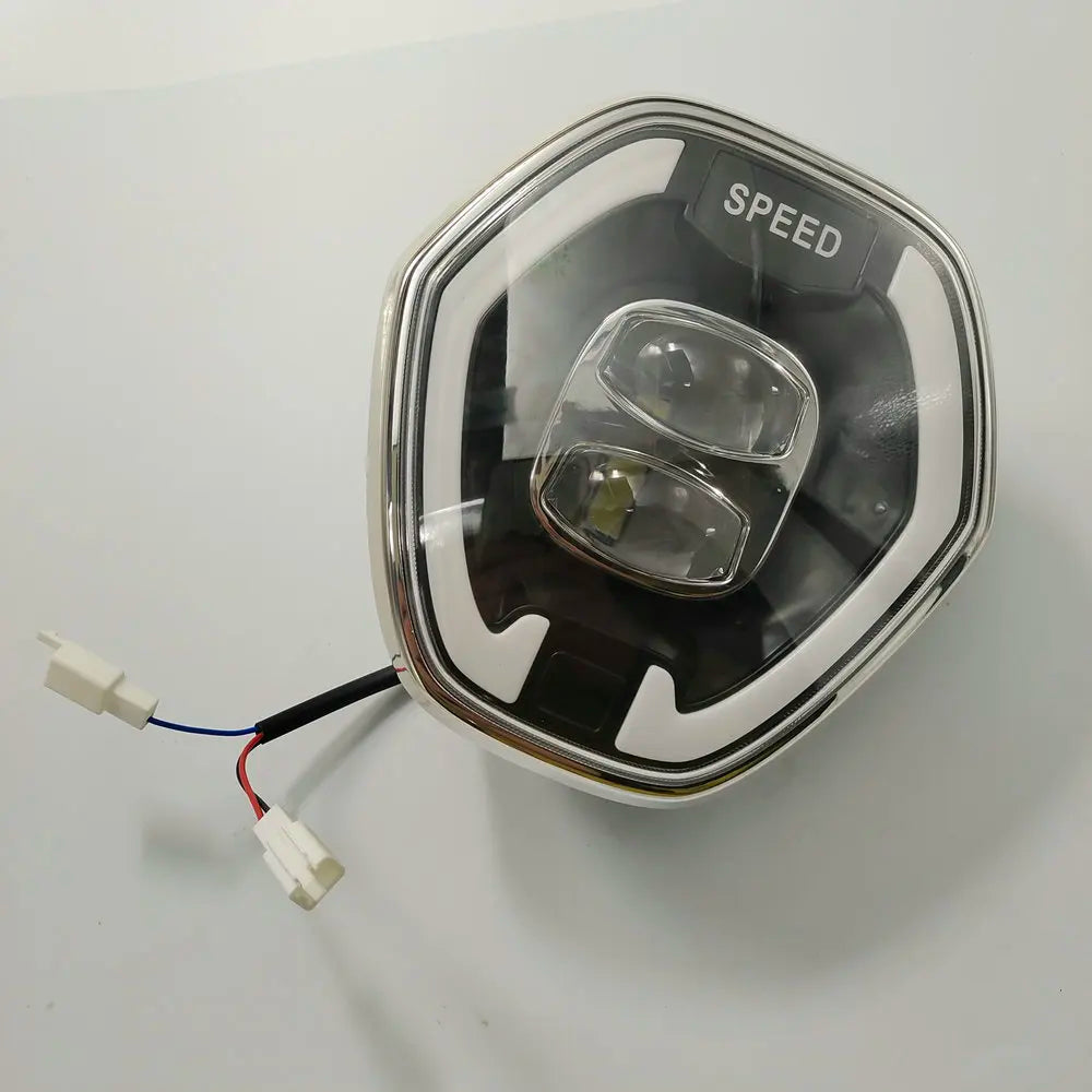 ELECTRIC Bicycle Accessary/SCOOTER Part TRICYCLE FRONT LAMP PEDAL MOTORCYCLE HEADLIGHT 48-60V Running Light