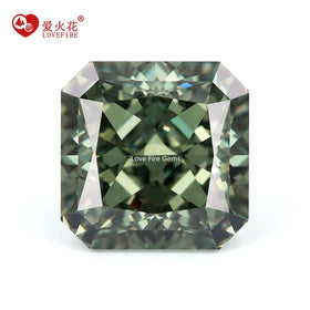 Color Change 9# Zircon Stone Loose Gemstone Cubic Zirconia Crushed Ice Flower Cut Synthetic Cz Artificial Stone