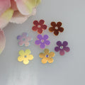 Artificial Glitter Flower Colorful Mixed Colors Little Five-Petal Flower for Clothes Making Accessories