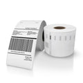 Dymo Label Packaging Gloss Waterproof TOP Coated Thermal Sticker Customized Logo 4x6 4XL Size ECO Coating Paper Roll Logistics