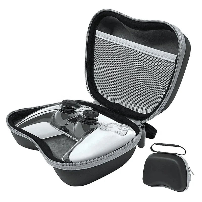 Travel Case Compatible With Ps5 Dualsense Wireless Controller Home Safe Keeping Protective Cover Storage Case Black Carrying Bag