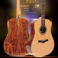 Geake S-500 High Quality Electric Guitar 41-Inch Acoustic Guitar Glossy  Solid Pattern Mahogany Rosewood Wholesale Cheap