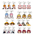 Customized 155 Designs 3D Motion Anime Cartoon Keychain Acrylic Plastic Waterproof Eco-friendly 6 Color Digital UV Printing