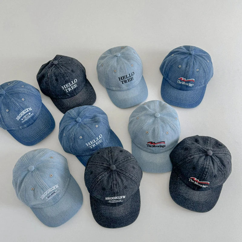 Landfond New Design Trucker Embroidered Hip-hop/streetwear Caps Casual Printed Children Baseball Hats