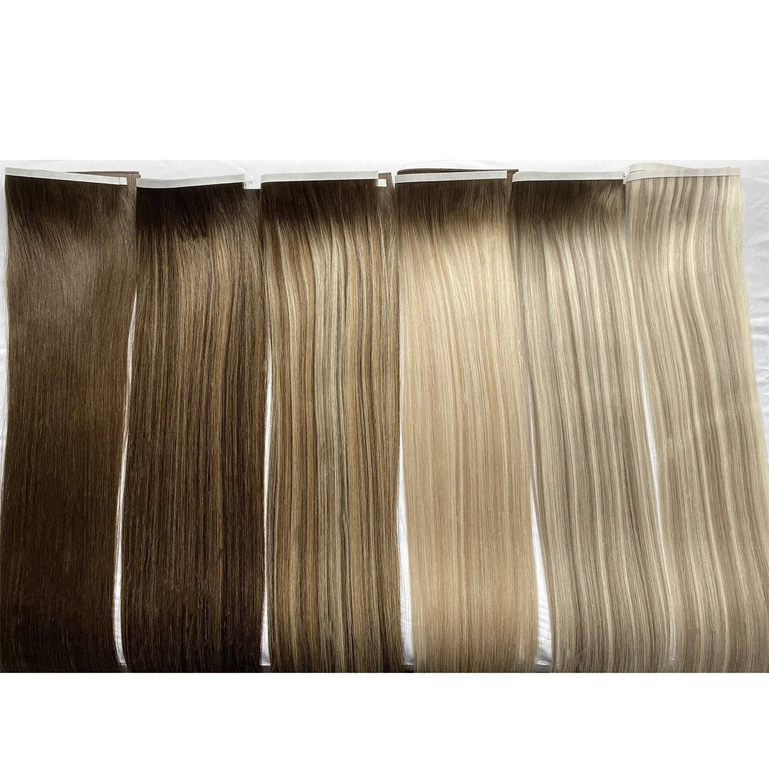 2024 NEW Trend New Design Can Be Cut Long Wide Invisible Seamless Double Drawn Genius Tape Weft Hair