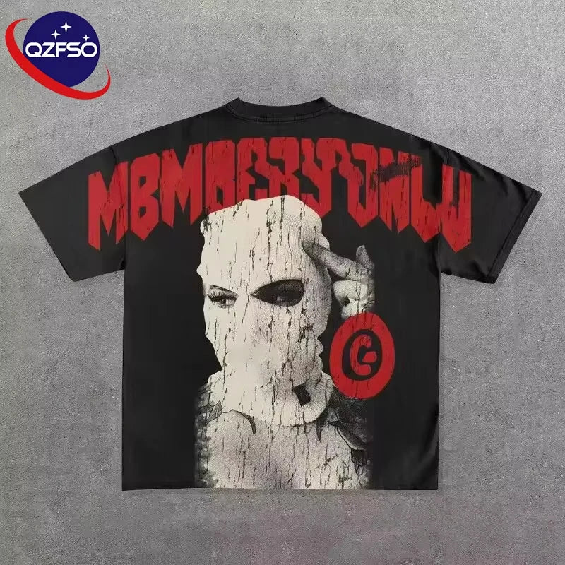 Manufacturer Tee Heavyweight T-shirt Custom Screen Print Logo Vintage Acid Washed Graphic Oversized Cropped Boxy T Shirt Men