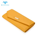 Factory Price Custom PU Leather Fashion 3 Fold Women Wallet Credit Card Holder Faux leather Travel Wallet With Zip Coin Pocket