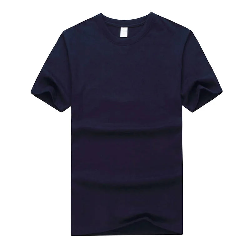 Wholesale High Quality Mens Blank Camisas 100% Cotton Tshirt Printing Custom Plain T-shirt Logo Printed Black t Shirts