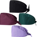 Wholesale 100% Cotton Uniform Hospital Women's Men's Doctor Nurse Bouffant Working Cap Head Cover Wear Scrub Cap Scrubs Hat