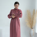 Hot Selling Ramadan Islamic Clothing Modest Women's Dresses Shiny Polyester Casual Wear Abaya Women Muslim Dress