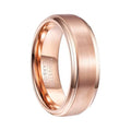 Alin Hot Sell Tungsten Ring Classic Rose Gold Personalized Tungsten Wedding Bands Couple Promise Rings