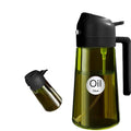 L Customized Multifunctional 2 in 1 Olive Oil Dispenser Sprayer Bottle Cooking Gadgets Glass  Oil Dispenser Bottle for Kitchen
