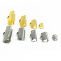 Wholesale Stainless Steel Accessories Jewelry Clasp More Species Gold Ribbon Crimp Ends