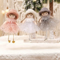 Lovely New Arrival Angel Gift Girl Decorations Santa Claus Small Toy Christmas Angel Dolls Cute Xmas Tree Ornament