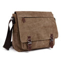 LYMECH Large Custom Print Logo  Vintage Cotton Canvas Side Sling Crossbody Luggage Travel Shoulder Messenger Bag for Men Women