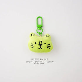 AA01538 Japanese Keychain Backpack Couple Pendant Positive Energy Bear Plush Toy Car Keychain