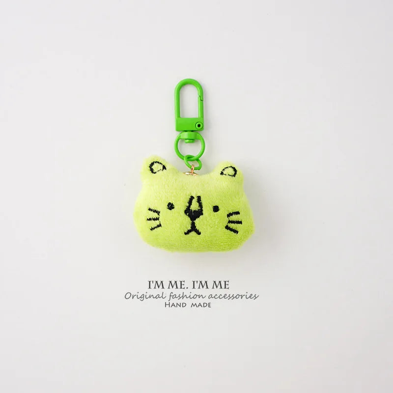 AA01538 Japanese Keychain Backpack Couple Pendant Positive Energy Bear Plush Toy Car Keychain