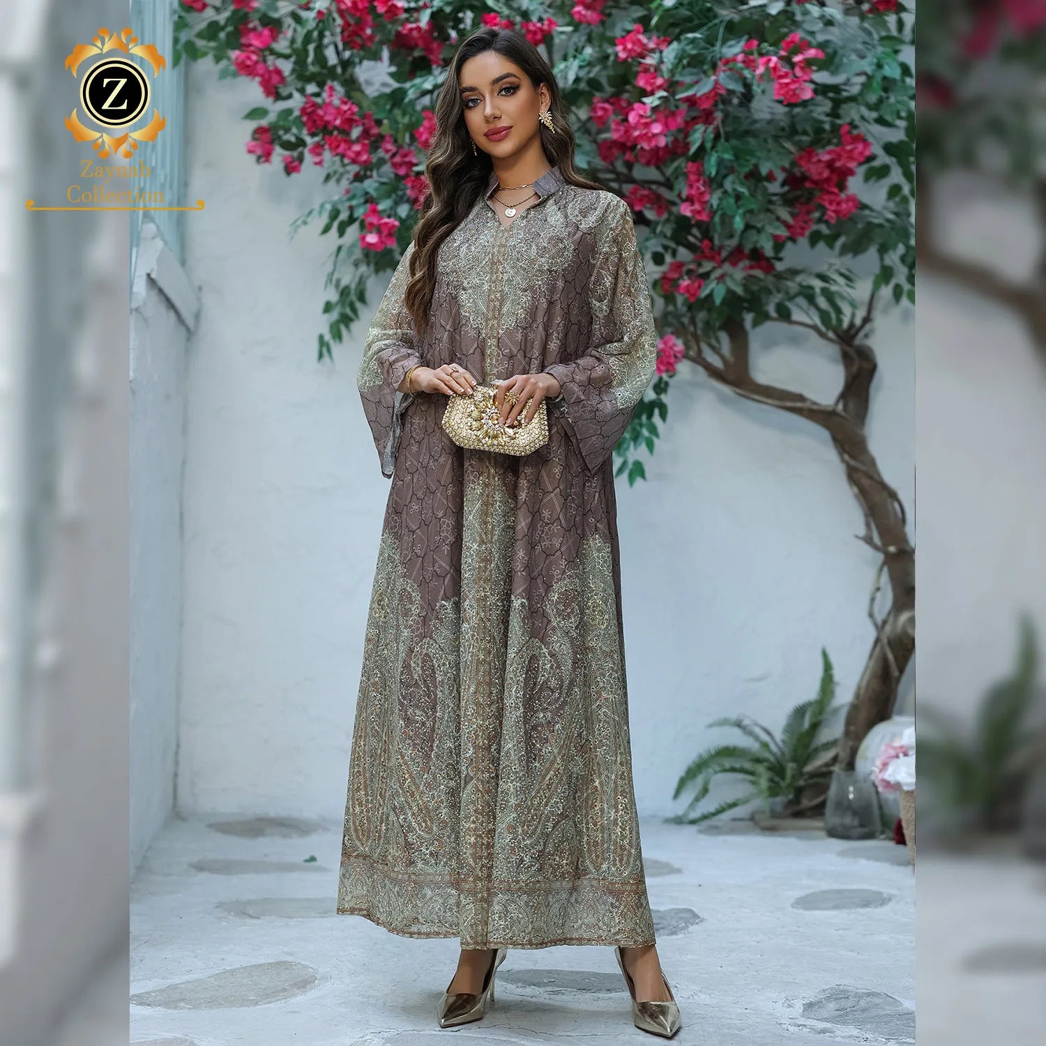 Zaynab Jalabiya Wholesale Prayer Abaya Burqa Design Women Muslim Dubai Ramadan Women Muslim Dress Jalabiya