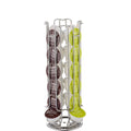 Household Metal Wire Iron Kitchen Accessories Multifunction Bar Shop Hot Sell Coffee Stand 24pcs Coffee Capsules Storage Holder