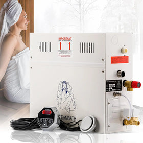 STCMOET Luxury Home Spa 6KW Self-Draining Steam Generator Waterproof Modern Design Control Bath Sauna Shower Generator