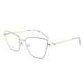 DH6619 Popular Classic Ladies Cat Eye Shape Metal Full Light Frame Optical Glasses