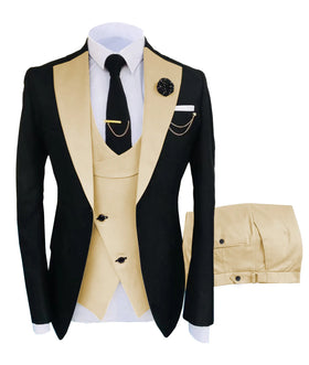 S0182F 2026 Men's Suit Formal Groom Best Man Wedding Fashion Wedding Business Men Suit