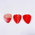 Huiying European and American Music red jasper Guitar Accessories Picks Women Men's Metal Musical Instrument