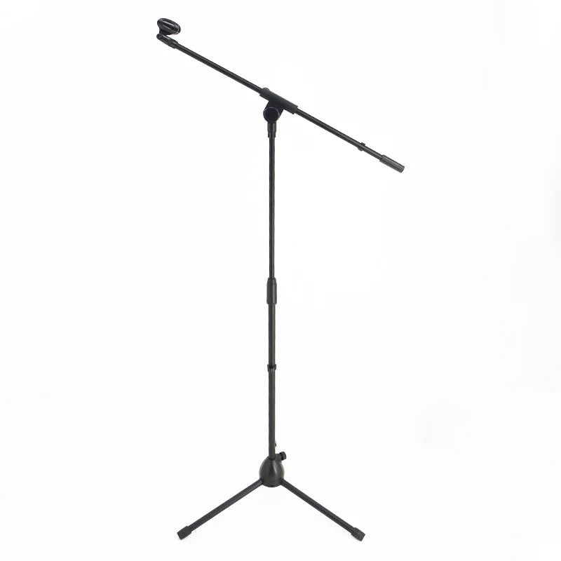Portable Foldable Tripod Microphone Stand - Suitable for Live Events Studios & Outdoor Gigs