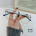 YF95-244 Metal Frames Computer Fashion Eye Glasses Blue Light Filterling Glasses for Women and Eye Protection