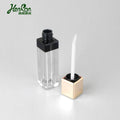 5ml in Stock Ready to Ship Luxury Empty Pink Gradient Gold Plastic Lip Gloss Tubes Screen Printed Cosmetic