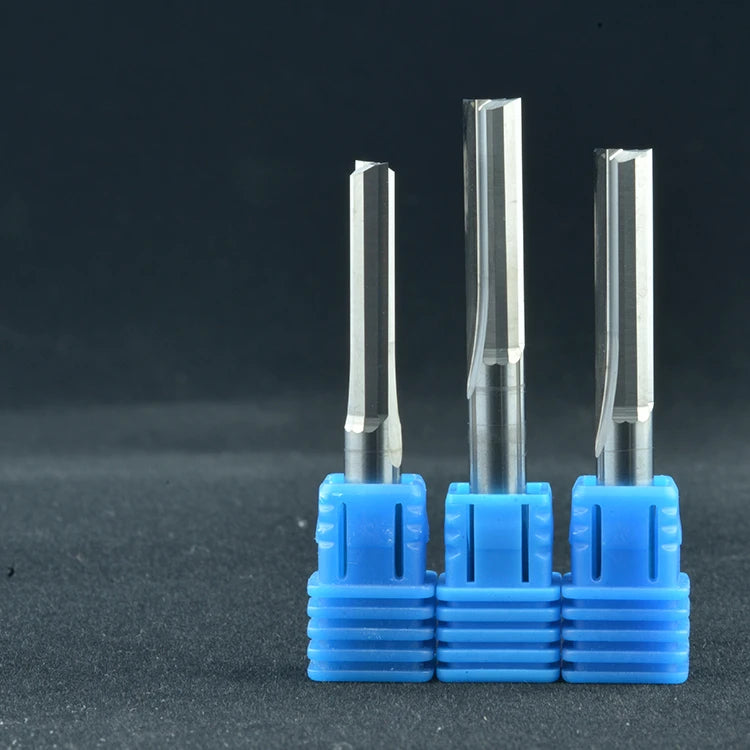 6mm Two Flutes Straight Endmills for Wood CNC Straight Engraving Cutters Carbide Tools Milling Cutter