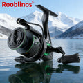 [Germany Stock] Rooblinos RF Left Hand Spinning Reel 5.2:1 Gear Ratio 5 Bearings 257g Aluminum/Nylon River Lake Stream