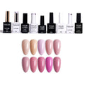Yichun ODM 15ML Low MOQ Private Label Vegan Cosmetic Odorless Organic Professional Nail Supplies Nude Orange Led UV Gel Polish