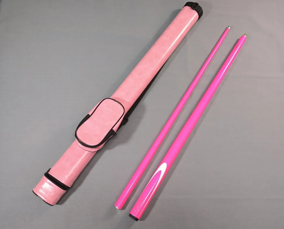Gift Set of 1/2-PC Pool Billiard Cue with PU Case Kit