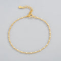 Fine Jewelry 925 Sterling Silver Niche Design Small square Versatile Chain Bracelet Women Silver 925 Chain Bracelet Wholesale