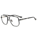 Good Quality Polygonal Unisex Pilot Style Designer Glasses Comfortable Lightweight Radiation Protection Gold Marble Eyewear MegaBDM