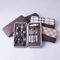 Professional Personal Grooming Kit Stainless Steel Manicure & Pedicure Set with Nail Cuticle Pusher and Earwax Removal Tools