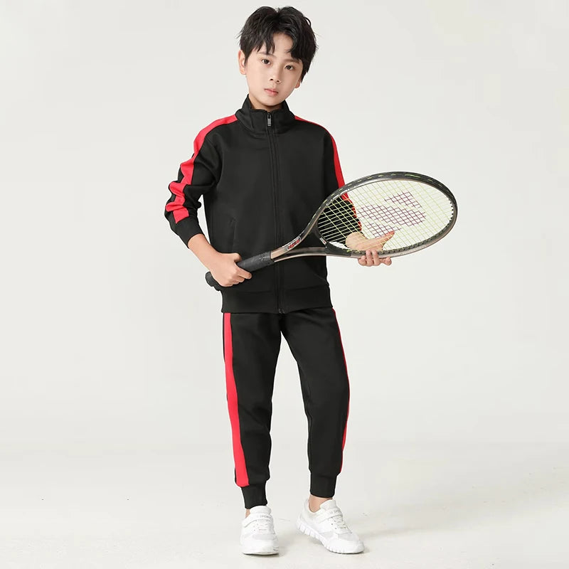 Kids Tracksuit 2022 Children 2 Piece Sport Set Jacket and Pants Gym Set Wholesale Kids Fall Sweatsuit