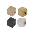 Wholesale Engrave Logo Stainless Steel Jewelry Square Bead Accessories for Jewelry Making