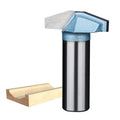 HUHAO Trimmer Cleaning Router Bits Groove 20 Degree Chamfer Carbide Woodworking for Wood Classic Plunge Bit 6845