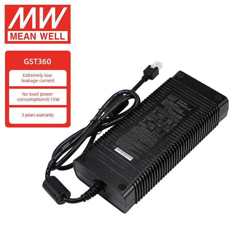 High Reliable Mean Well Adapter GST Series 18W 25W 36W 40W 60W 90W 120W 160W 220W 280W 360W Desktop Wall Mounted Type LED Driver
