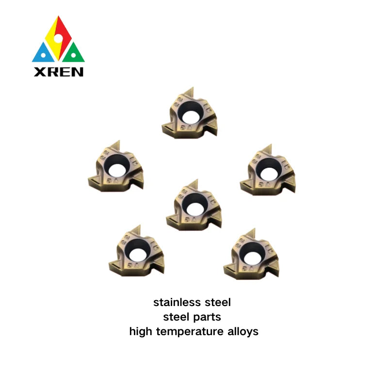 CNC Lathe Turning Tool 16ER ISO Customized OEM Support High-Temperature Stainless Steel Alloys External Threading Insert Balzers