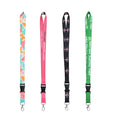 Free Sample Sublimation Polyester Lanyard Low MOQ Id Card Holder Lanyard With Logo Custom Neck Strap Factory Wholesale