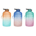 1 Gallon 128oz Fitness Gym Outdoor Sport Travel BPA Free Tritan Water Bottle Sport Jugs with Time Marker & Straw MegaBDM